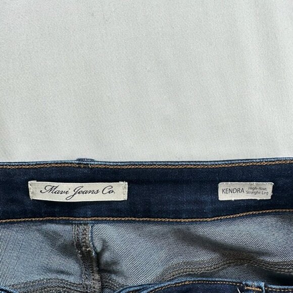 Mavi Jeans Co. Womens Sz 31 Kendra High Rise Straight Dark Washed Denim Blue - Picture 7 of 11